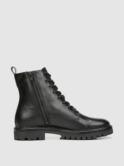 Cabria Lug-Sole Suede Combat Boot: additional image