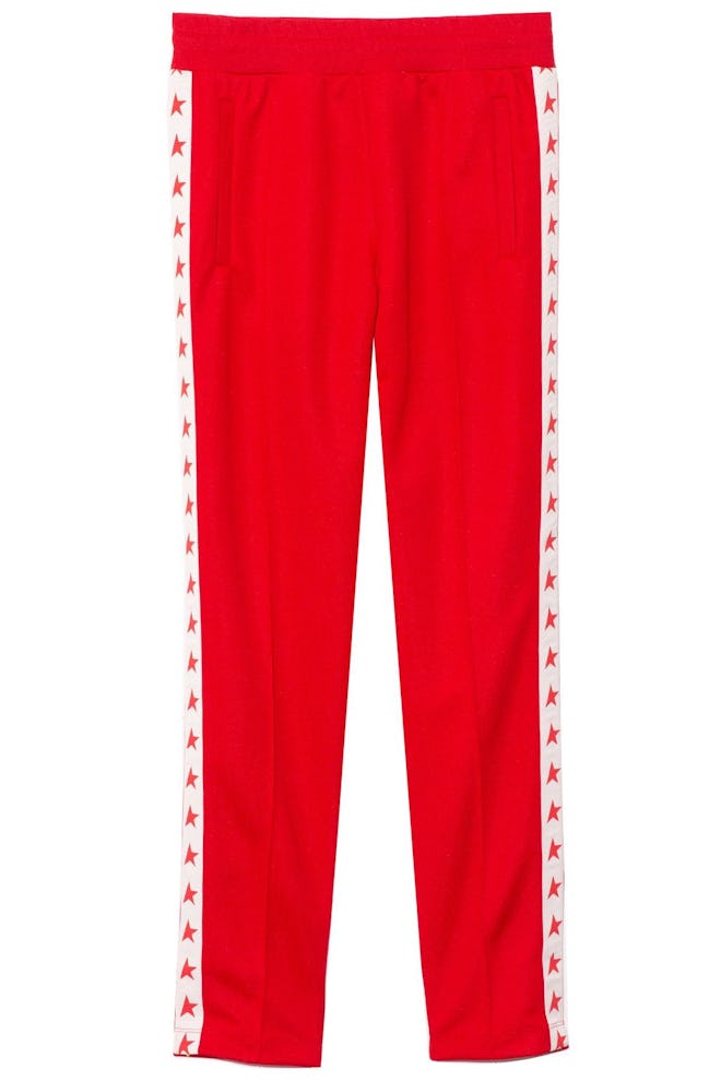 Doro Leg Joggers in Tango Red/White: image 1