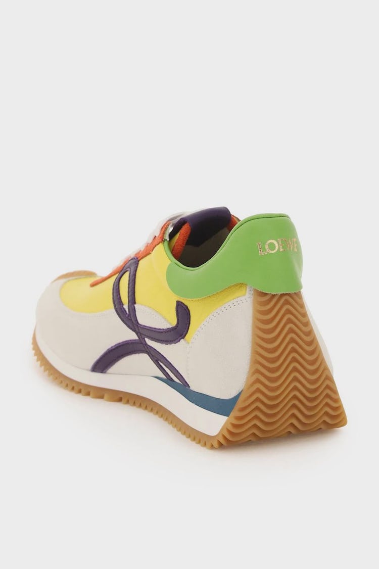 Loewe Multicolour Flow Runner Leather Sneakers: additional image