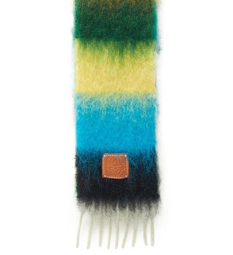 Stripe mohair scarf: image 1