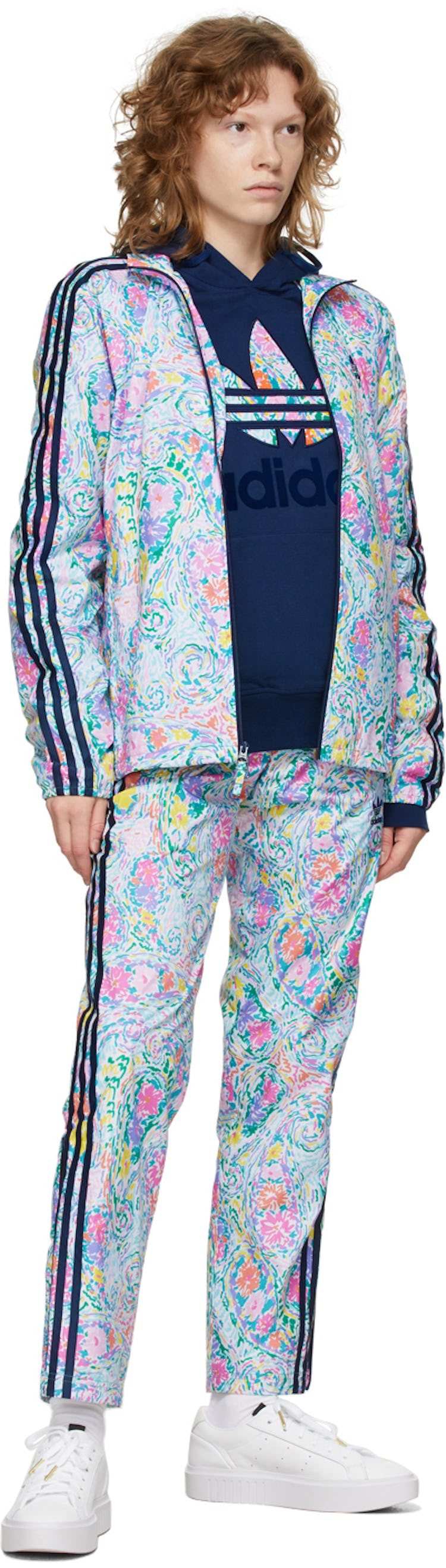 Multicolor adidas Originals Edition Floral Track Pants: additional image