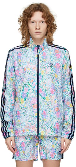 Multicolor adidas Originals Edition Floral Track Jacket: image 1