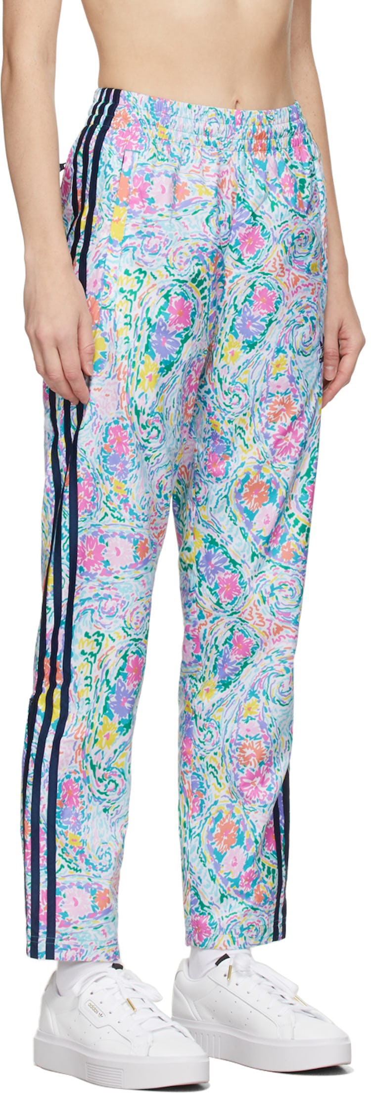 Multicolor adidas Originals Edition Floral Track Pants: additional image