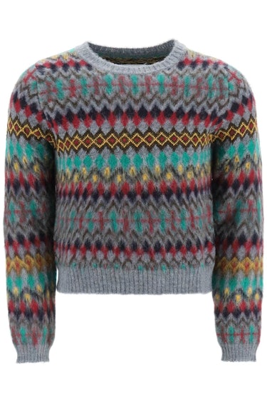 Maison Margiela Fair-isle Wool Sweater: image 1