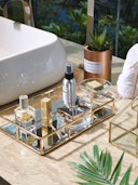 PuTwo Gold Mirror Vanity Tray: additional image