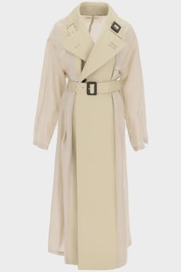 Maison Margiela Bi-material Trench Coat: additional image