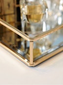 PuTwo Gold Mirror Vanity Tray: additional image