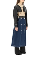 Burberry Denim Trench Coat With Inserts: additional image