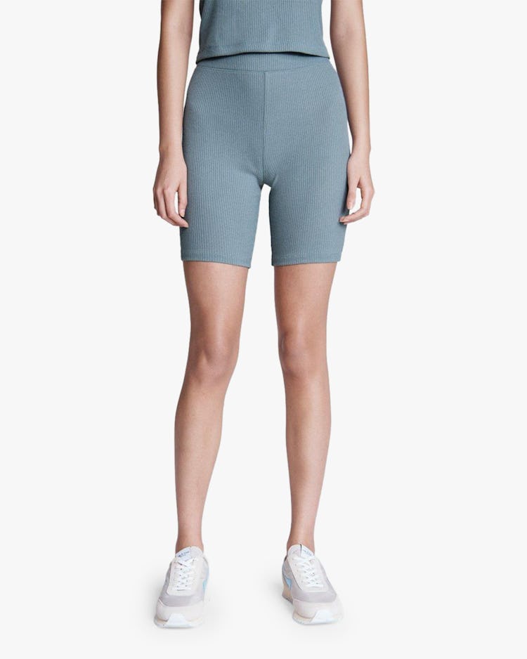 The Knit Ribbed Bike Shorts: image 1