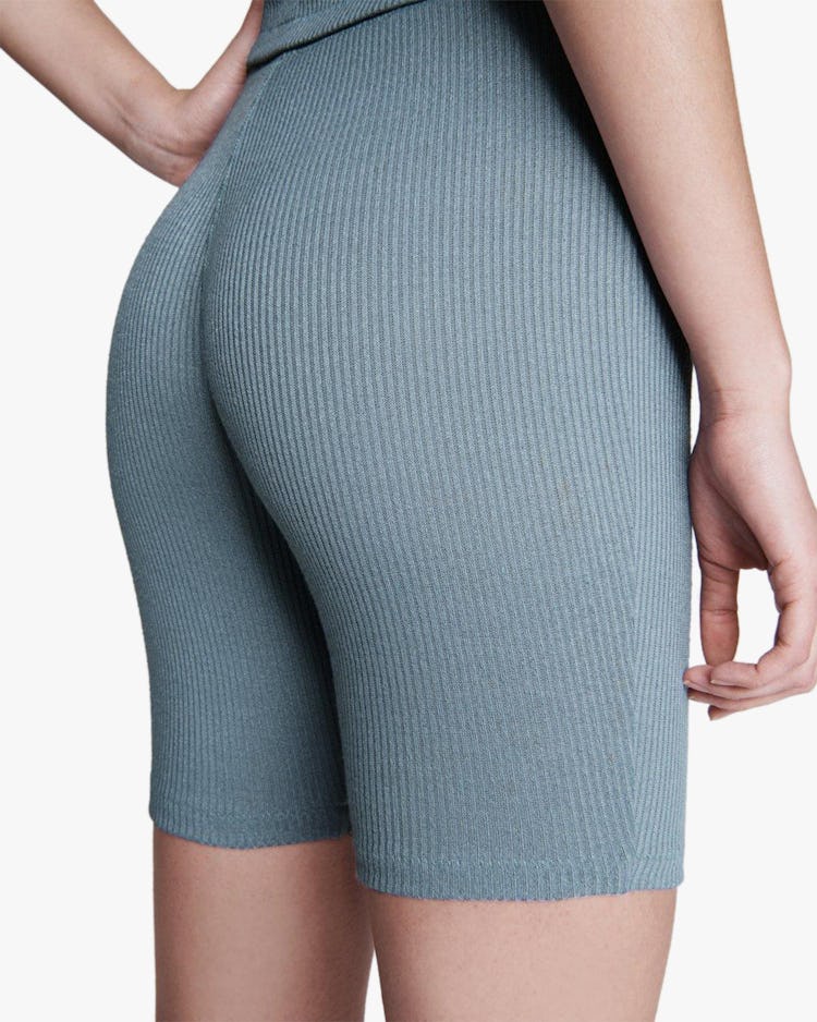 The Knit Ribbed Bike Shorts: additional image