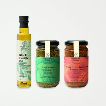 Delicious & Sons Italian Truffle and Pesto Sampler: image 1