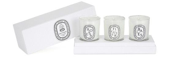Baies, Figuier, Roses mini candles set 3x70 g: image 1