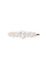 Large Flower Hair Clip in Clear: image 1