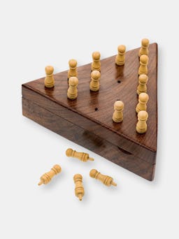 Handcrafted Peg Board Game: image 1