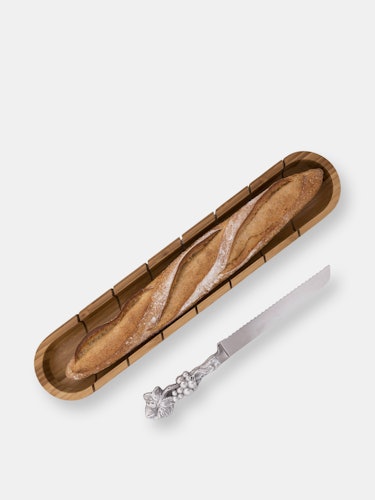 Baguette Board with Grape Bread Knife: additional image