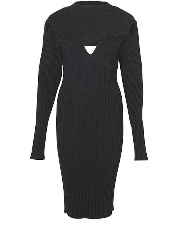 Long sleeves midi dress: image 1