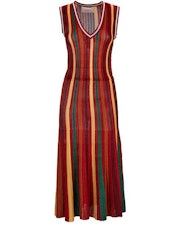 Accordion Knit Dress: image 1