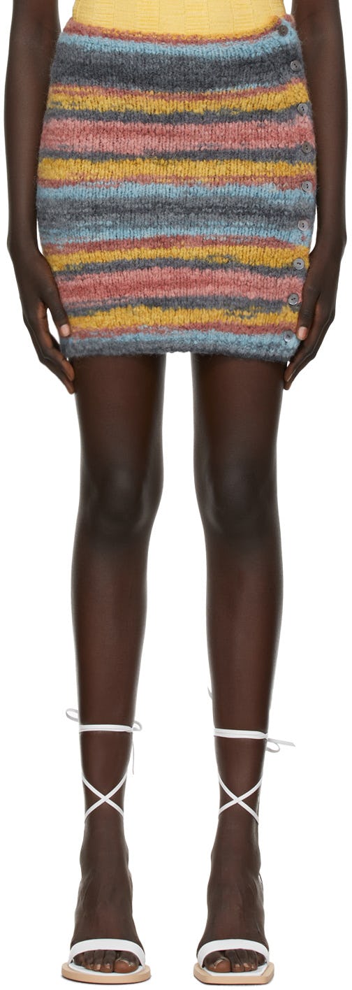 Multicolor Stripe Amy Skirt: image 1