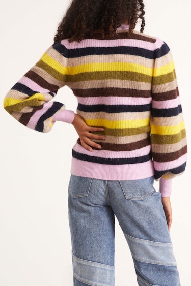 Soft Wool Knit in Multicolour: additional image