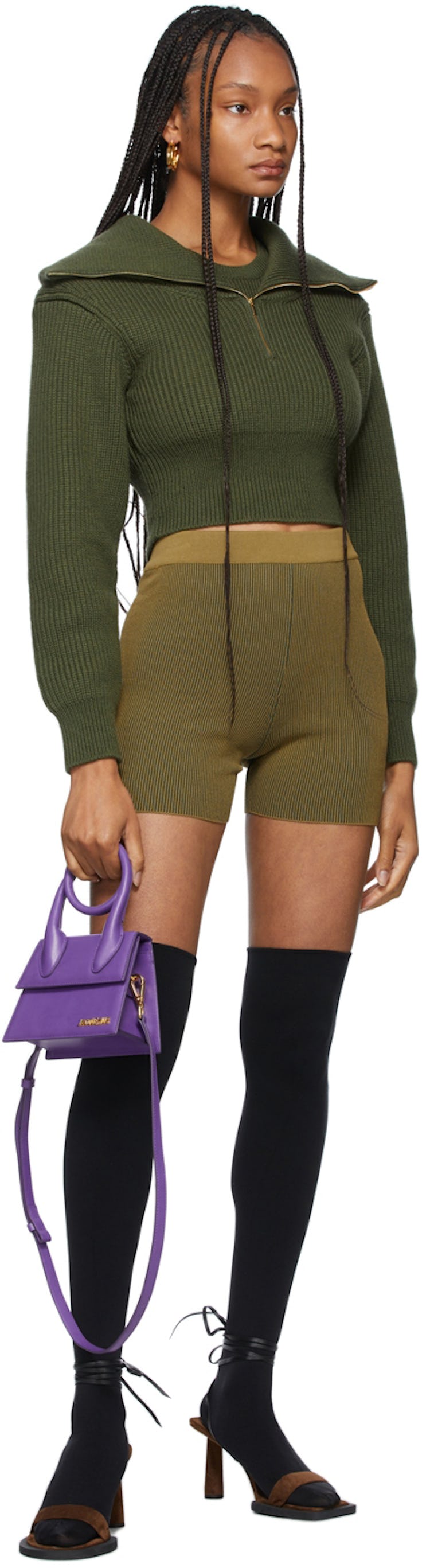 Khaki La Montagne 'La Maille Risoul' Sweater: additional image