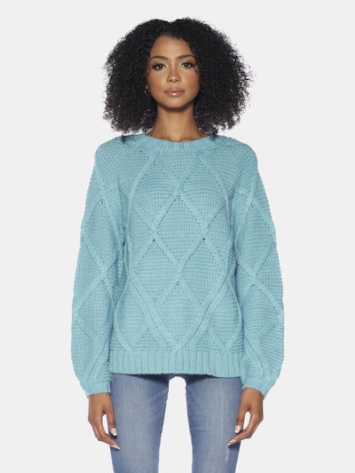 Cameron Cable Knit Sweater: image 1
