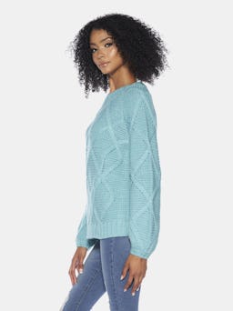 Cameron Cable Knit Sweater: additional image