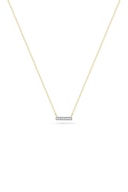 Sylvie Rose Bar Necklace in Yellow Gold: additional image