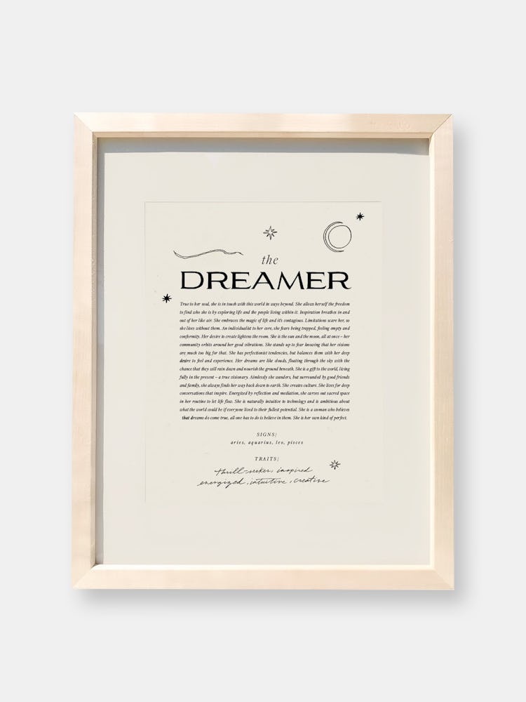 The Dreamer Art Print: image 1