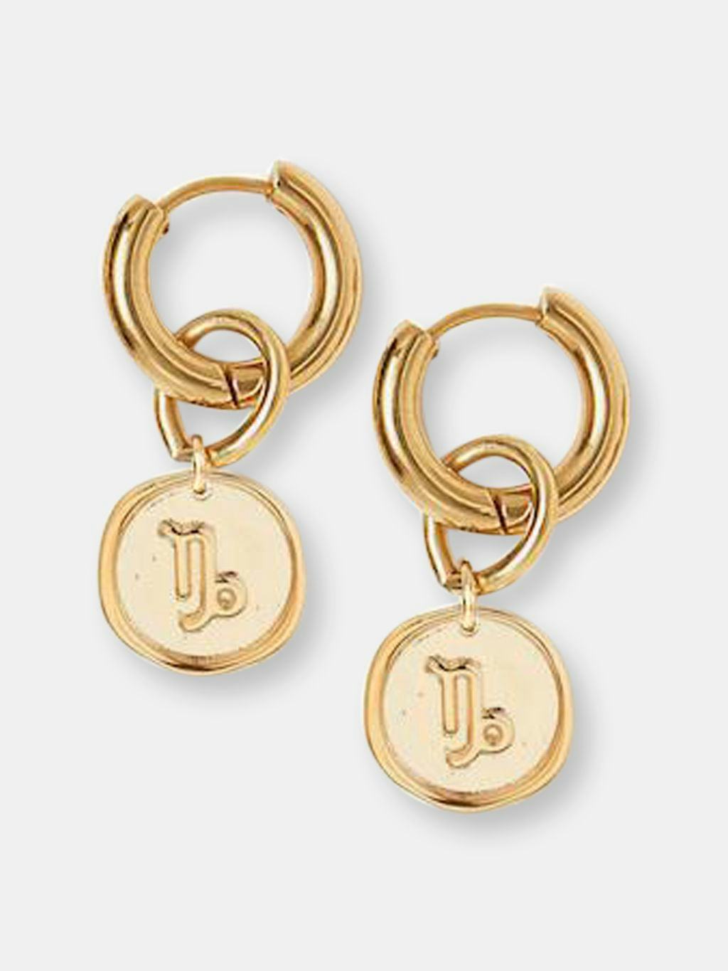 Zodiac Hoop Earrings: image 1