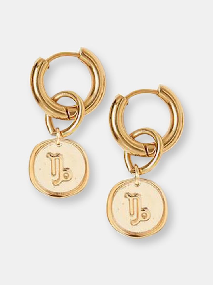 Zodiac Hoop Earrings: image 1