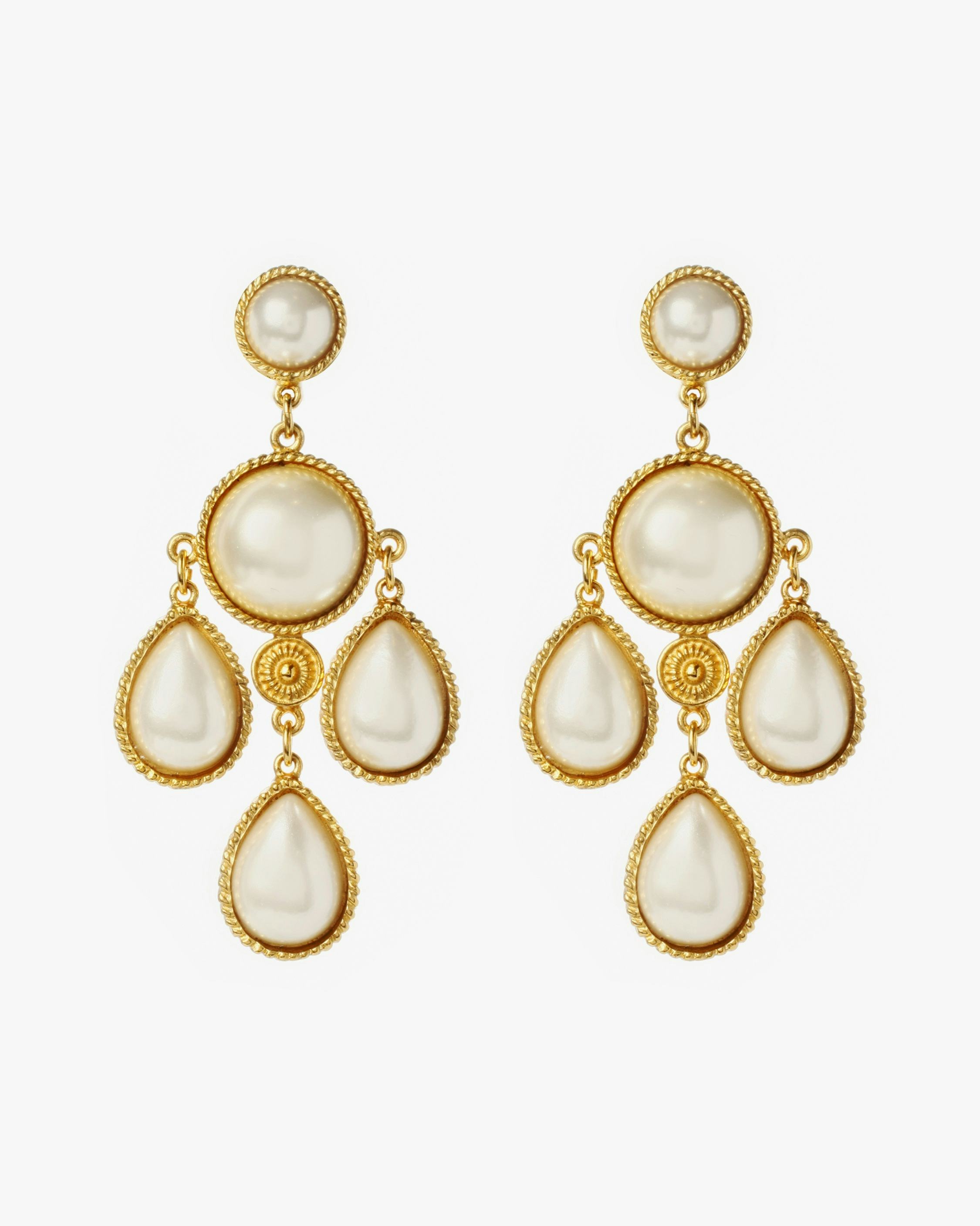 Pearl Chandelier Earrings: image 1