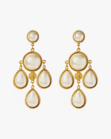 Pearl Chandelier Earrings: image 1