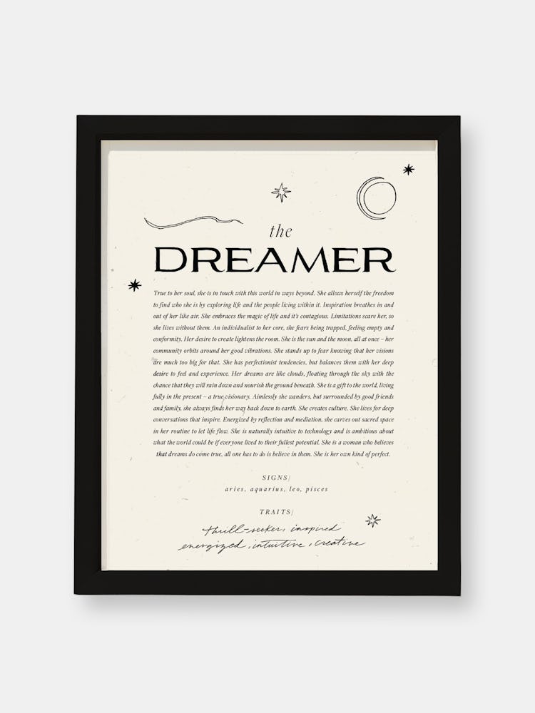 The Dreamer Art Print: additional image