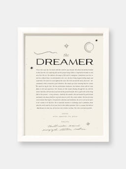 The Dreamer Art Print: additional image