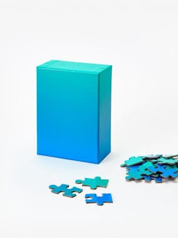 Blue Green Gradient Puzzle: additional image