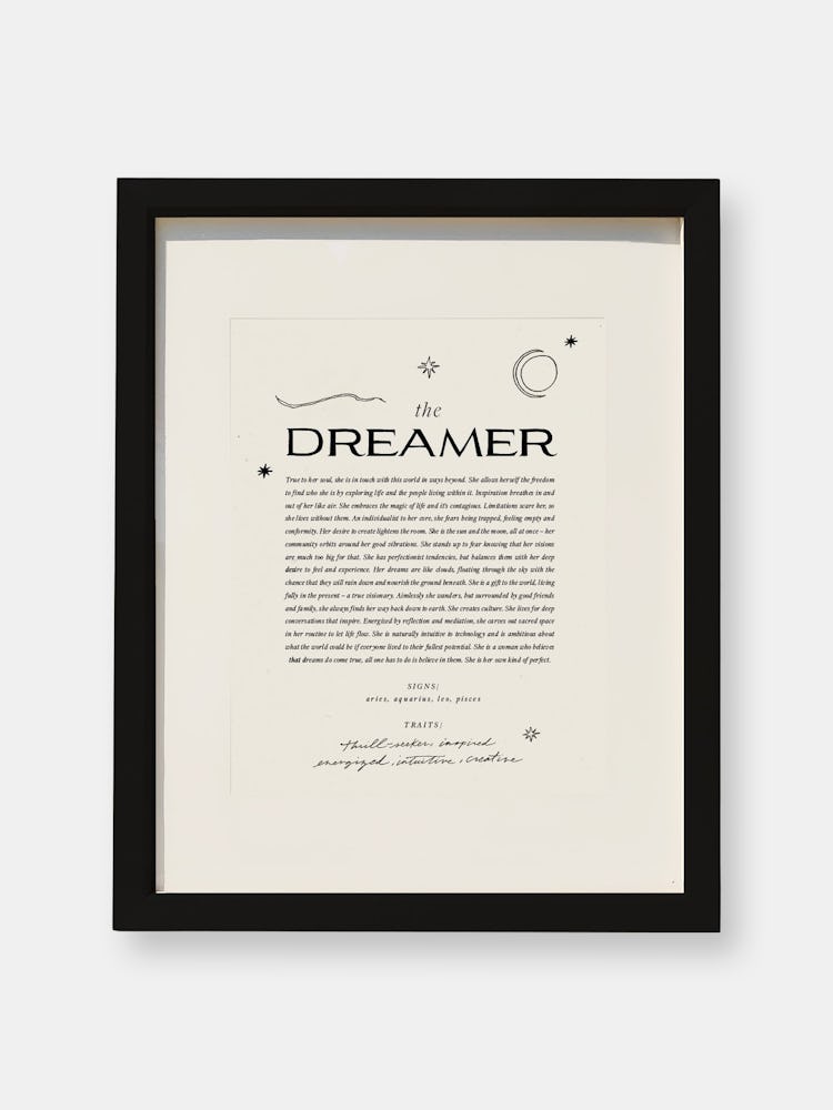 The Dreamer Art Print: additional image