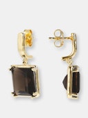 Quartz Drop Earrings: image 1
