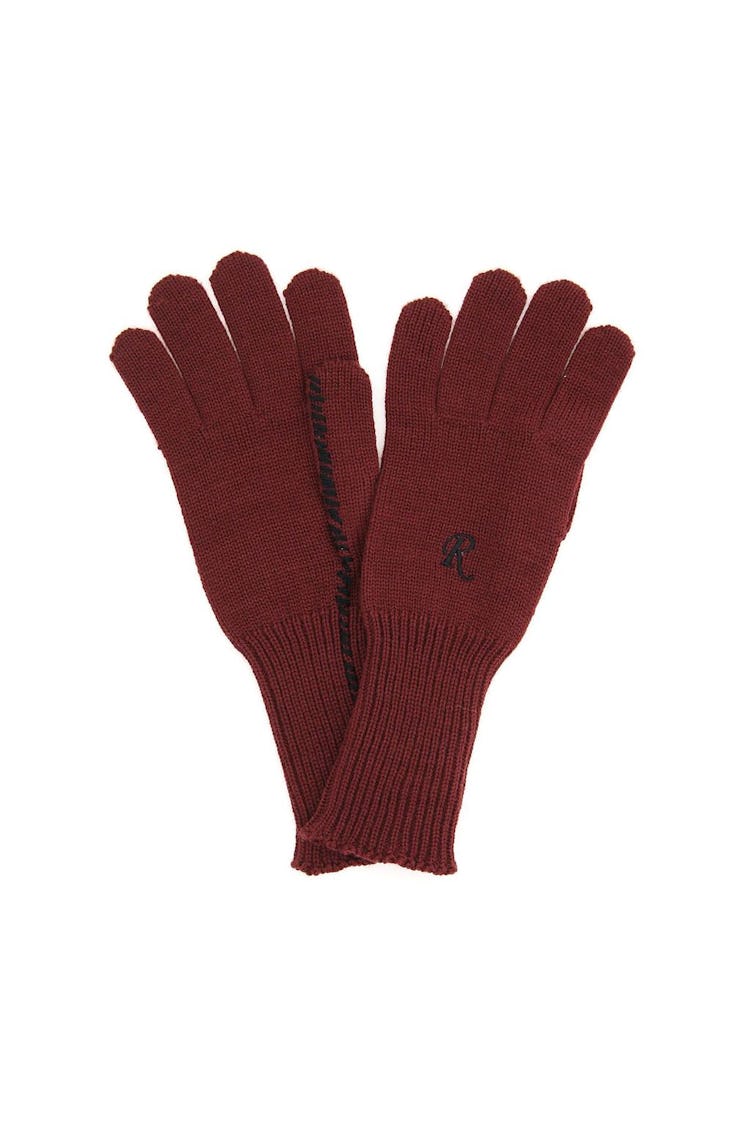 Raf Simons Wool Gloves I Love You: image 1
