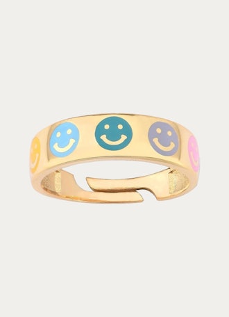 Colorful Smiley Ring: image 1