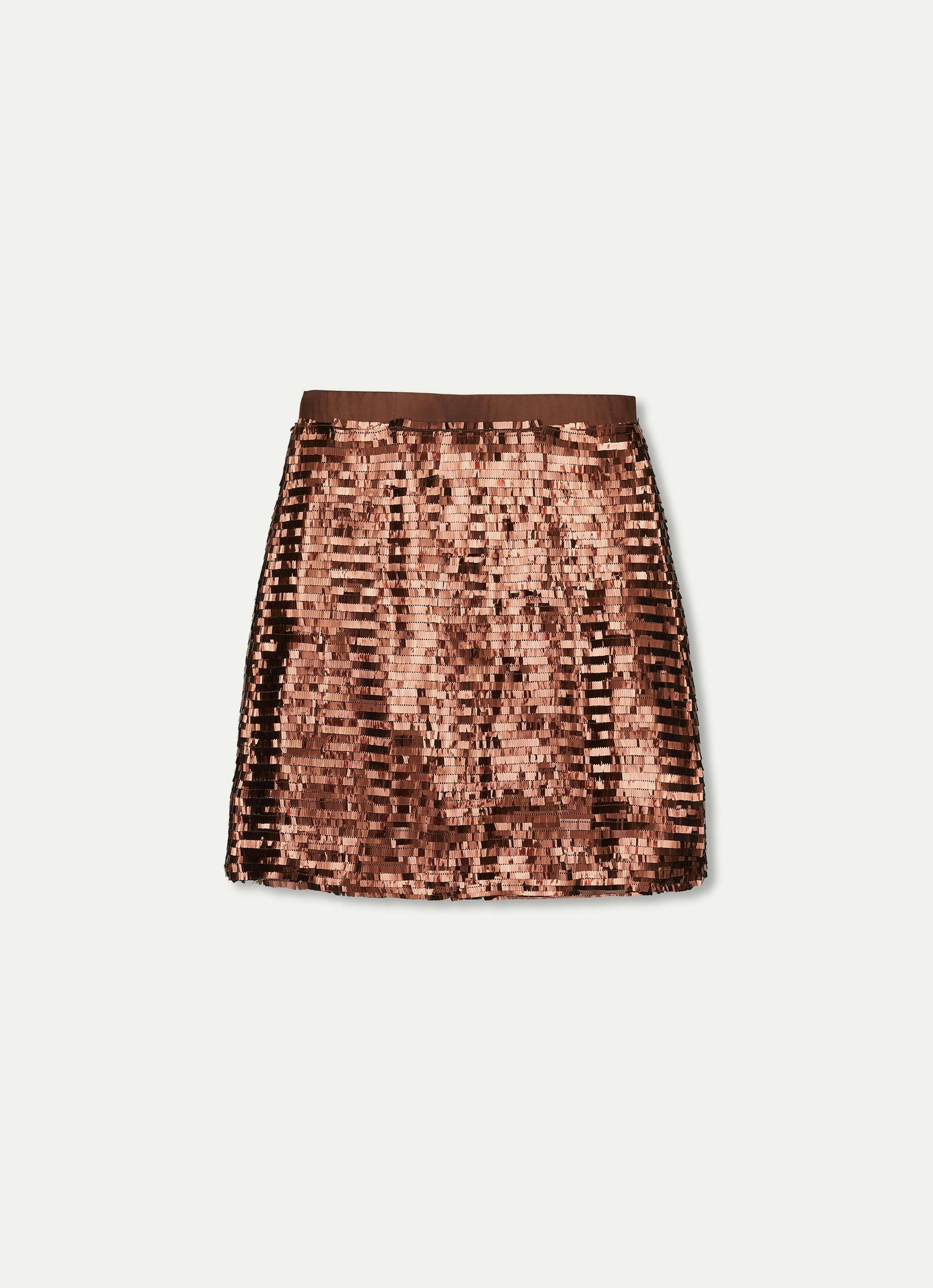 Sequin Mini Skirt: image 1
