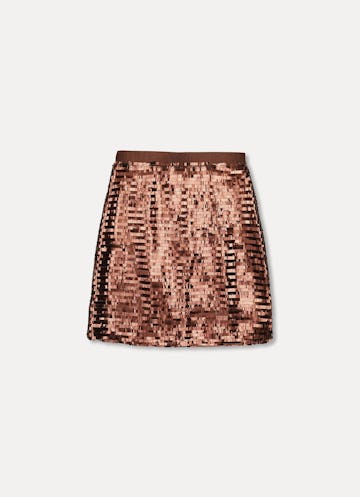 Sequin Mini Skirt: image 1