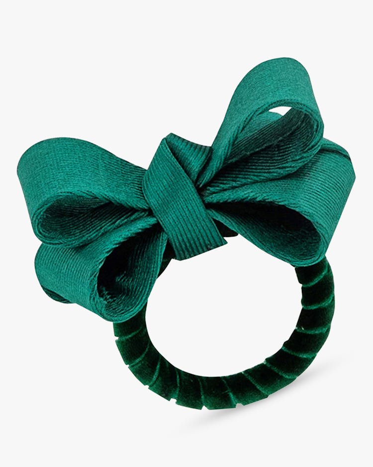 Tuxedo Evergreen Napkin Ring: image 1