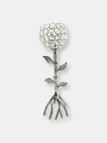Silver Tree Hurricane Candle Holder: image 1