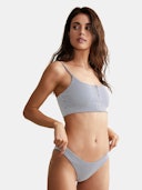 Veronica Striped Rib Bikini Top: additional image