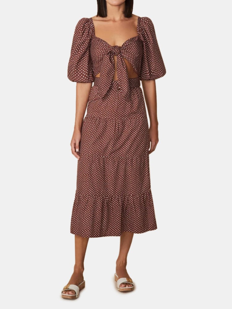 Raylee Tie Crop Top: image 1