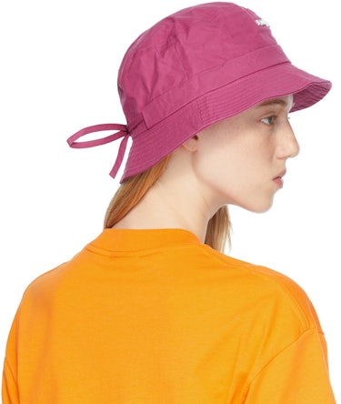 Purple La Montagne 'Le Bob Gadjo' Beach Hat: additional image