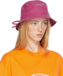 Purple La Montagne 'Le Bob Gadjo' Beach Hat: additional image