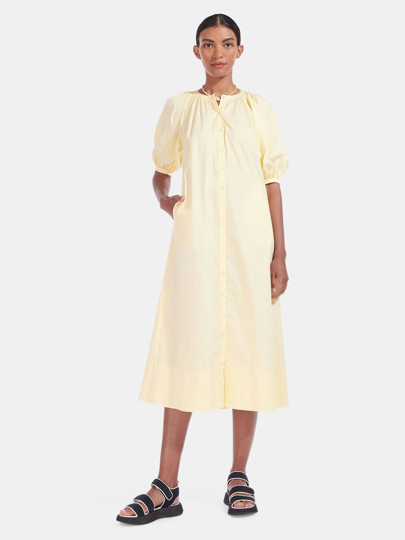 Vincent Puff Sleeve Dress: image 1