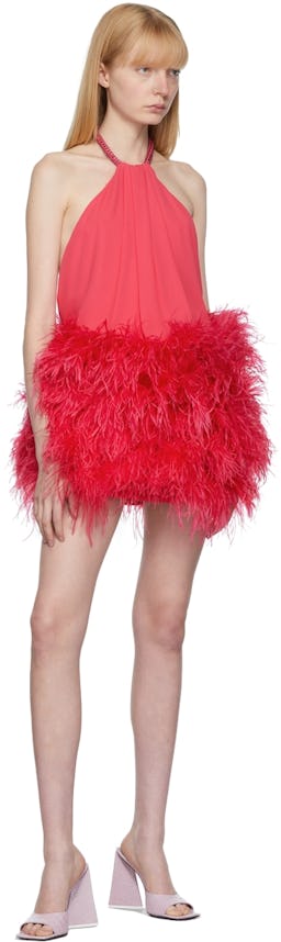 Pink Feather Dress: additional image