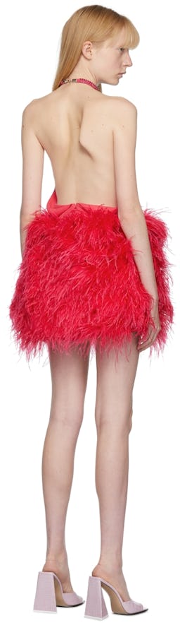 Pink Feather Dress: additional image